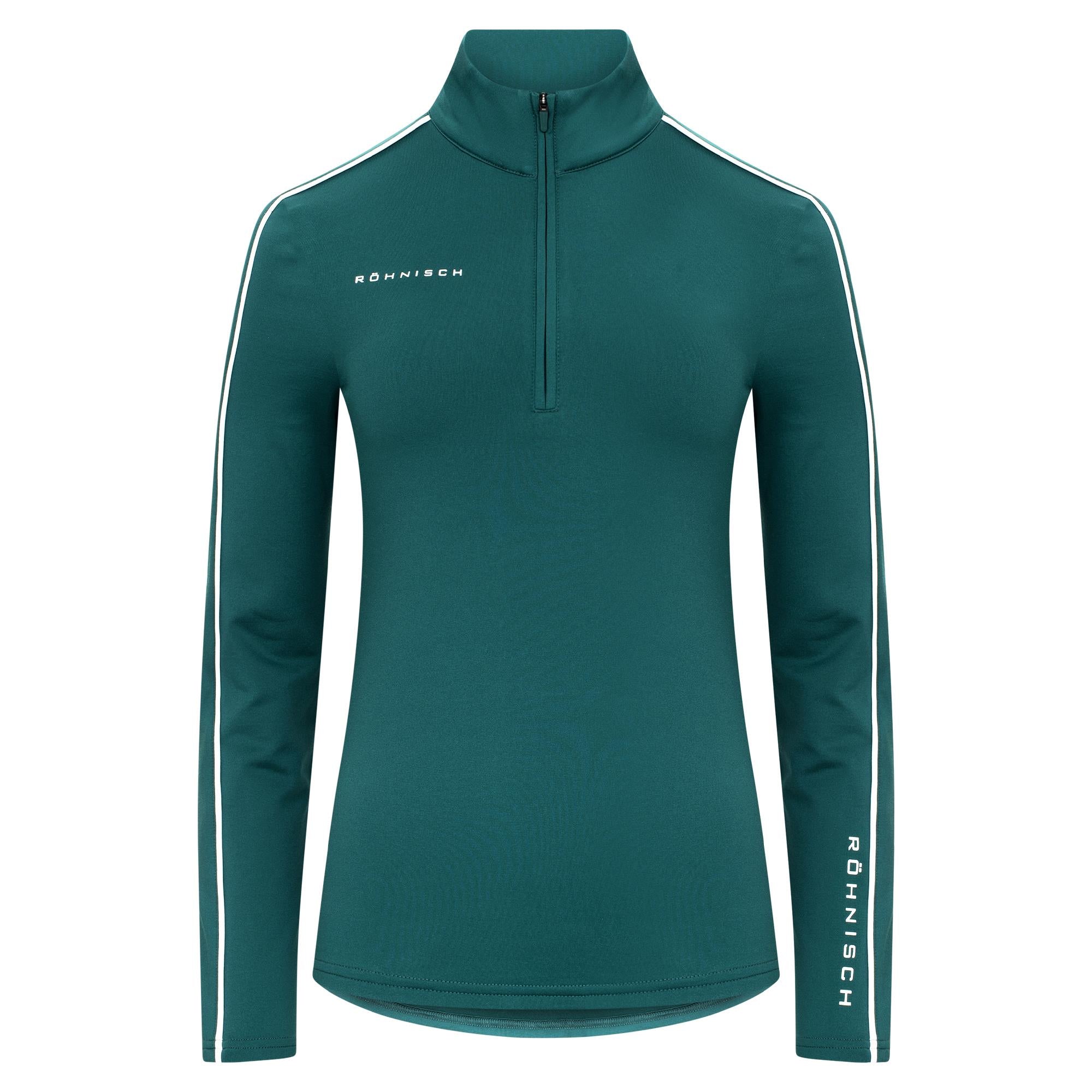 Rohnisch Amie Brushed Ladies Golf Mid Layer Augusta Green